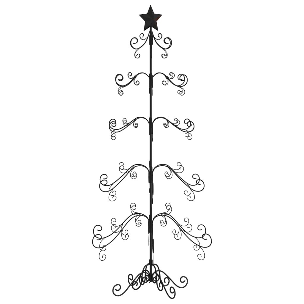 Metal Christmas Tree for Decoration Black 59.1