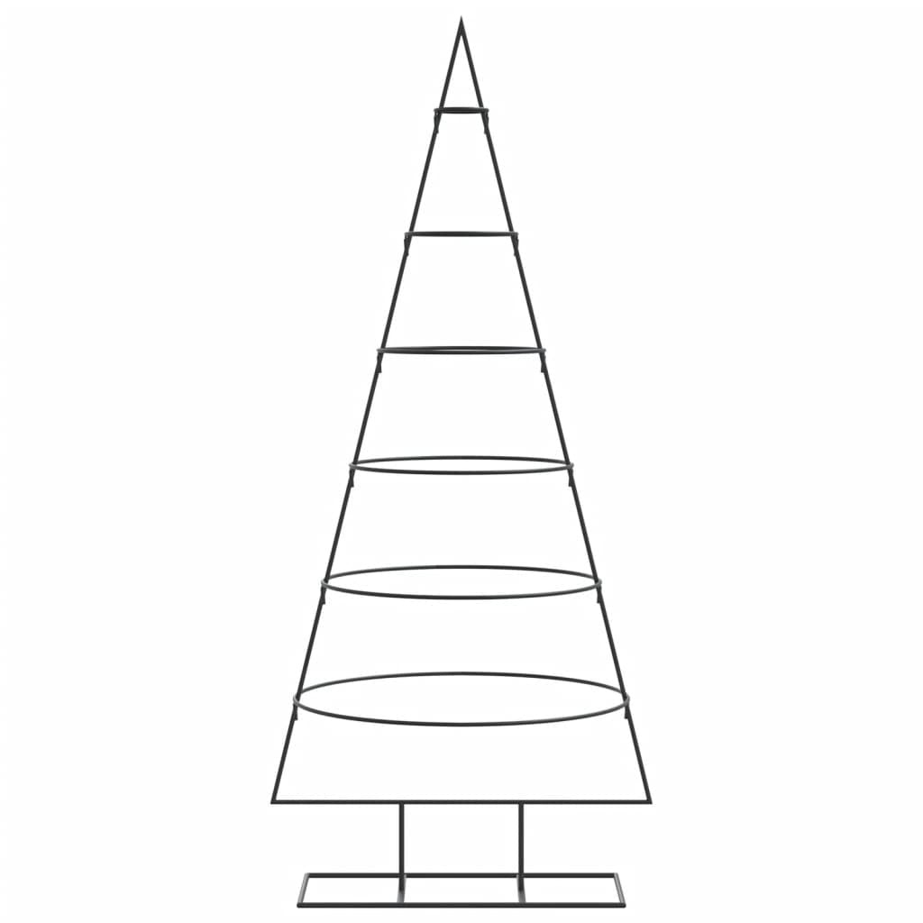 Metal Christmas Tree for Decoration Black 59.1