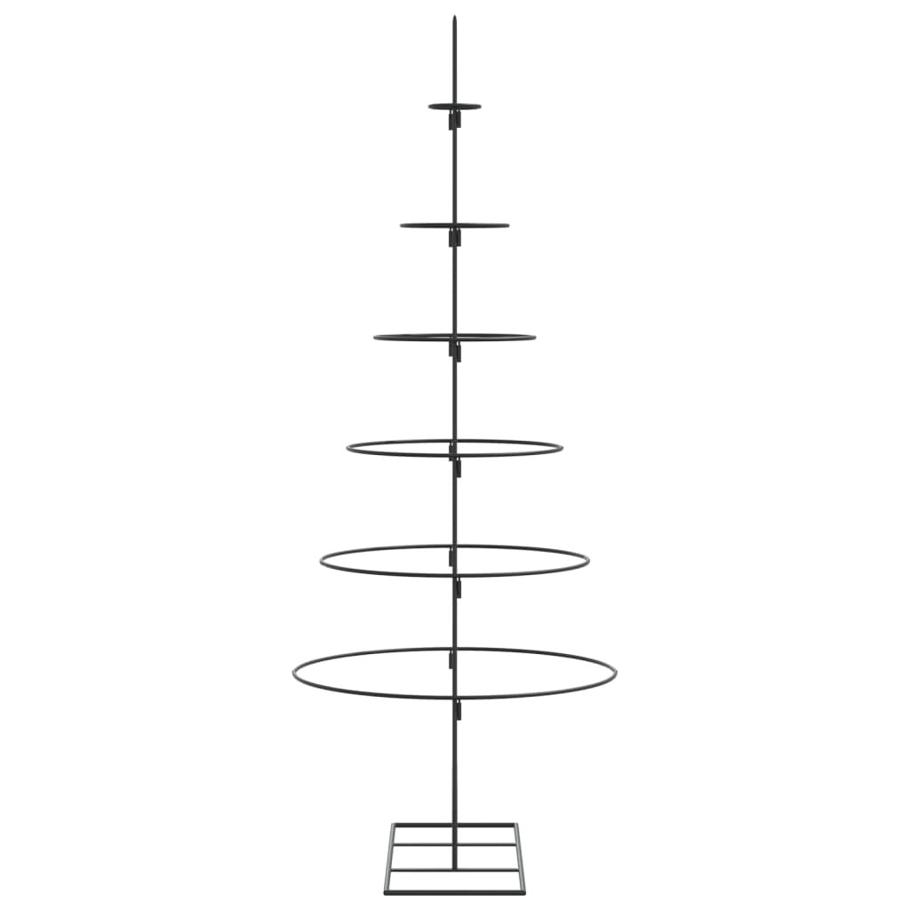 Metal Christmas Tree for Decoration Black 59.1
