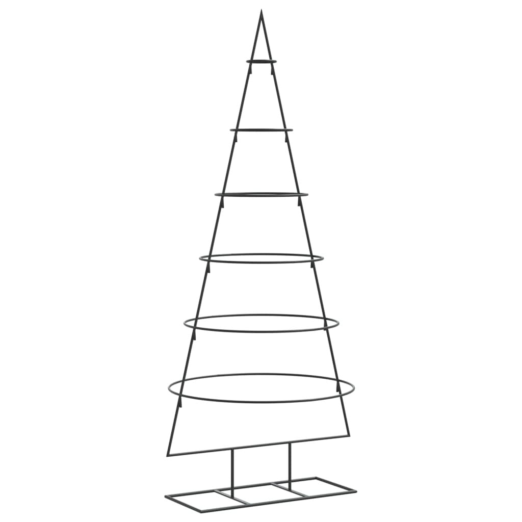 Metal Christmas Tree for Decoration Black 59.1