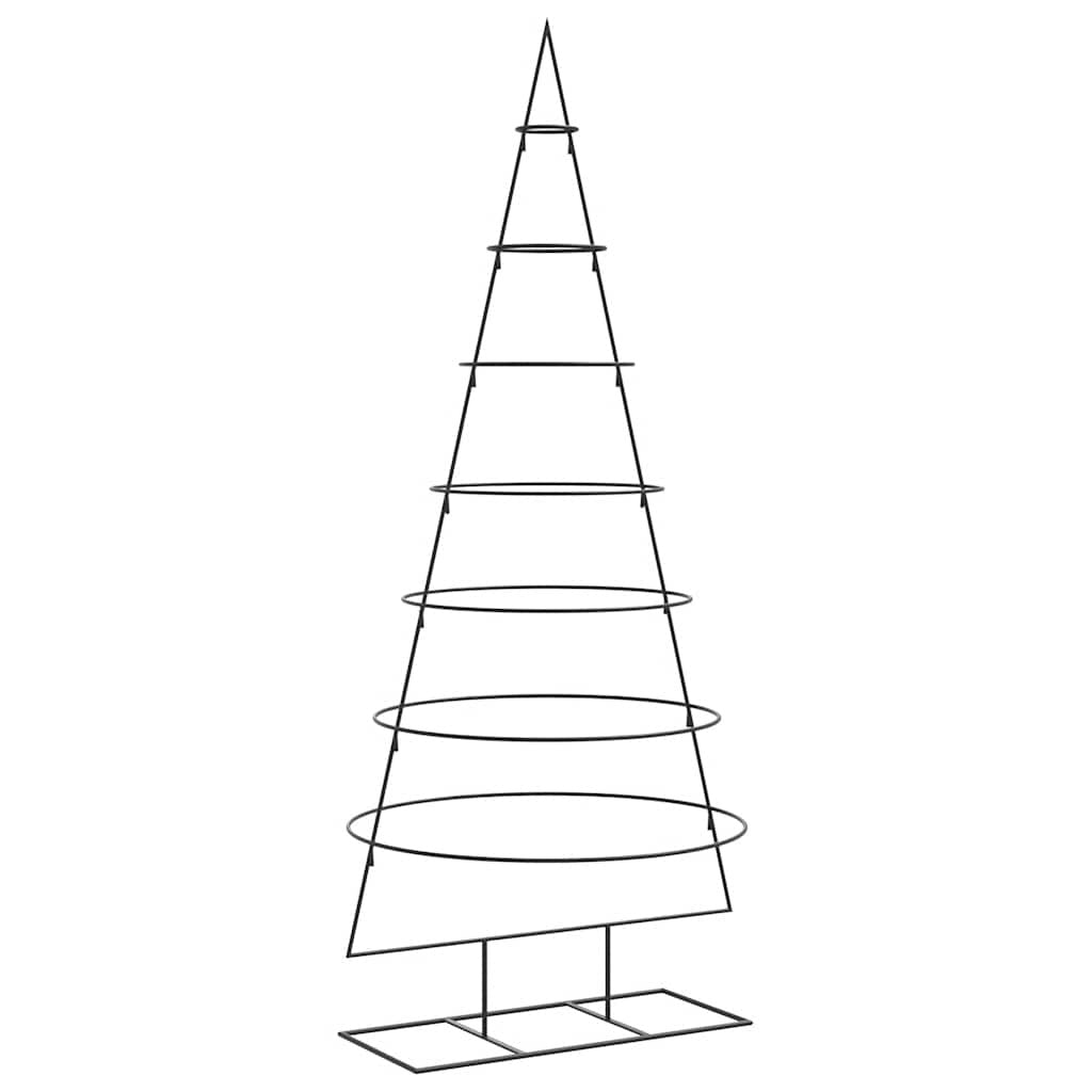 Metal Christmas Tree for Decoration Black 70.9
