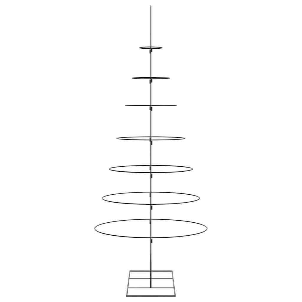Metal Christmas Tree for Decoration Black 82.7