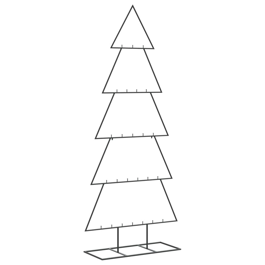 Metal Christmas Tree for Decoration Black 59.1