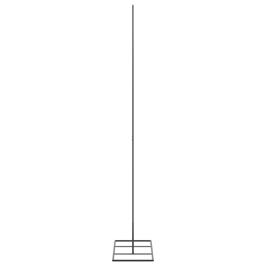Metal Christmas Tree for Decoration Black 59.1
