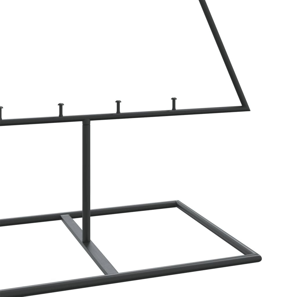Metal Christmas Tree for Decoration Black 59.1