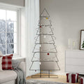 Metal Christmas Tree for Decoration Black 82.7