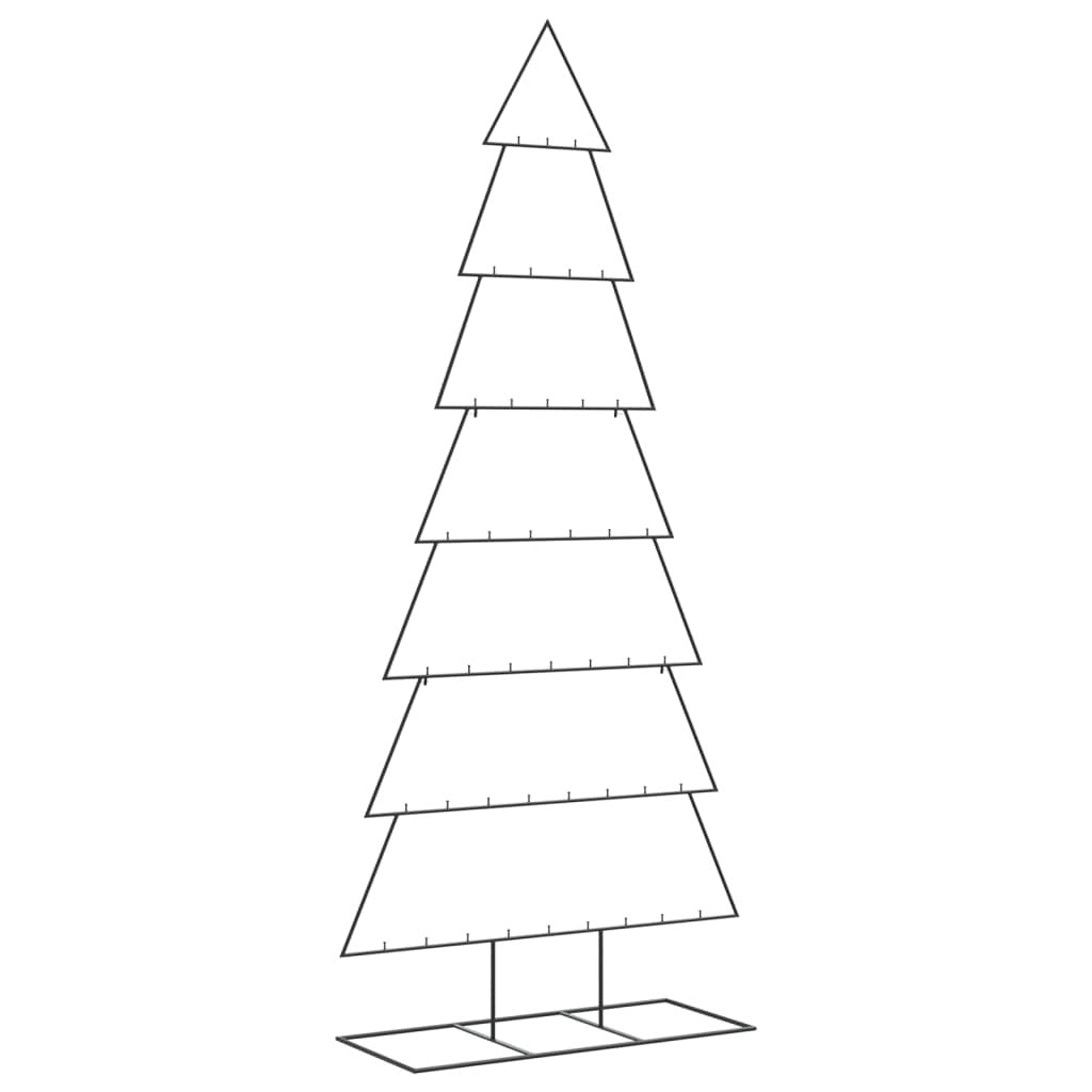 Metal Christmas Tree for Decoration Black 82.7