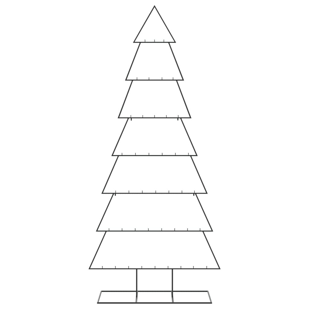 Metal Christmas Tree for Decoration Black 82.7