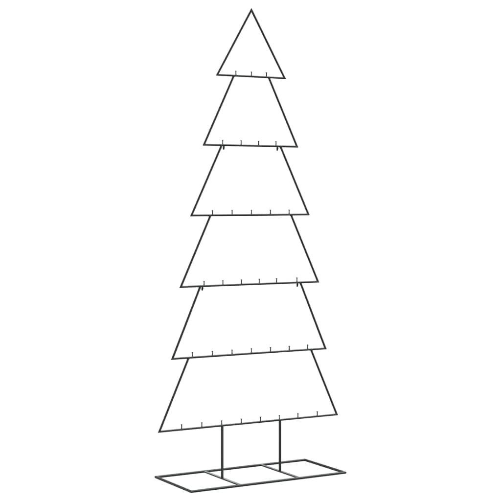 Metal Christmas Tree for Decoration Black 82.7