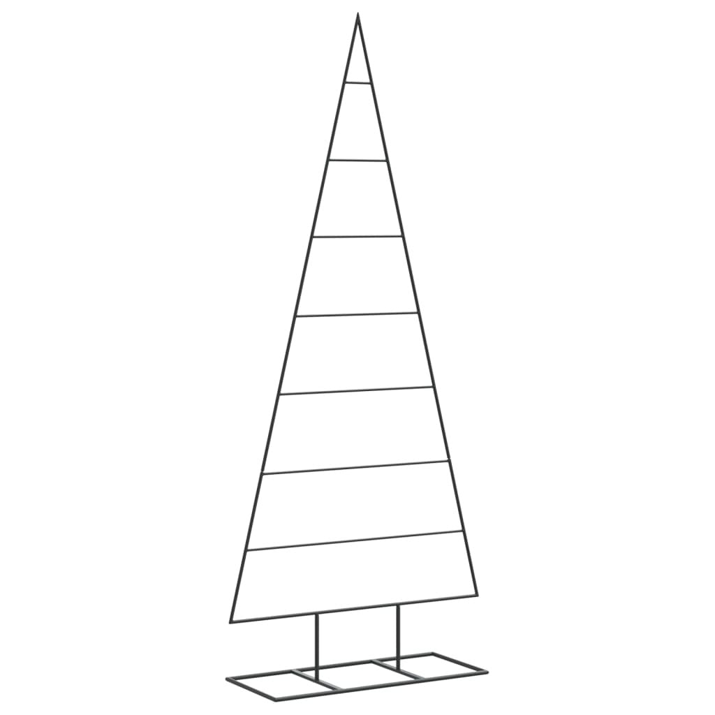 Metal Christmas Tree for Decoration Black 59.1