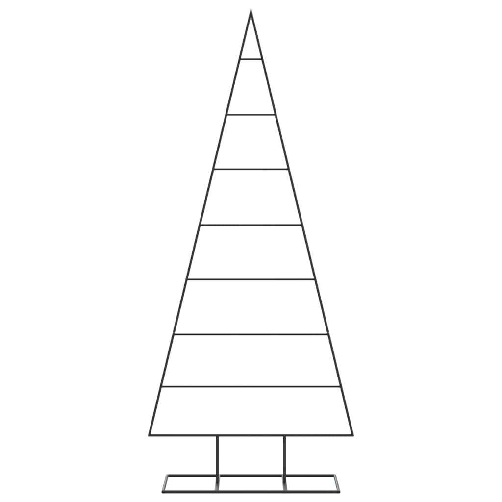 Metal Christmas Tree for Decoration Black 59.1