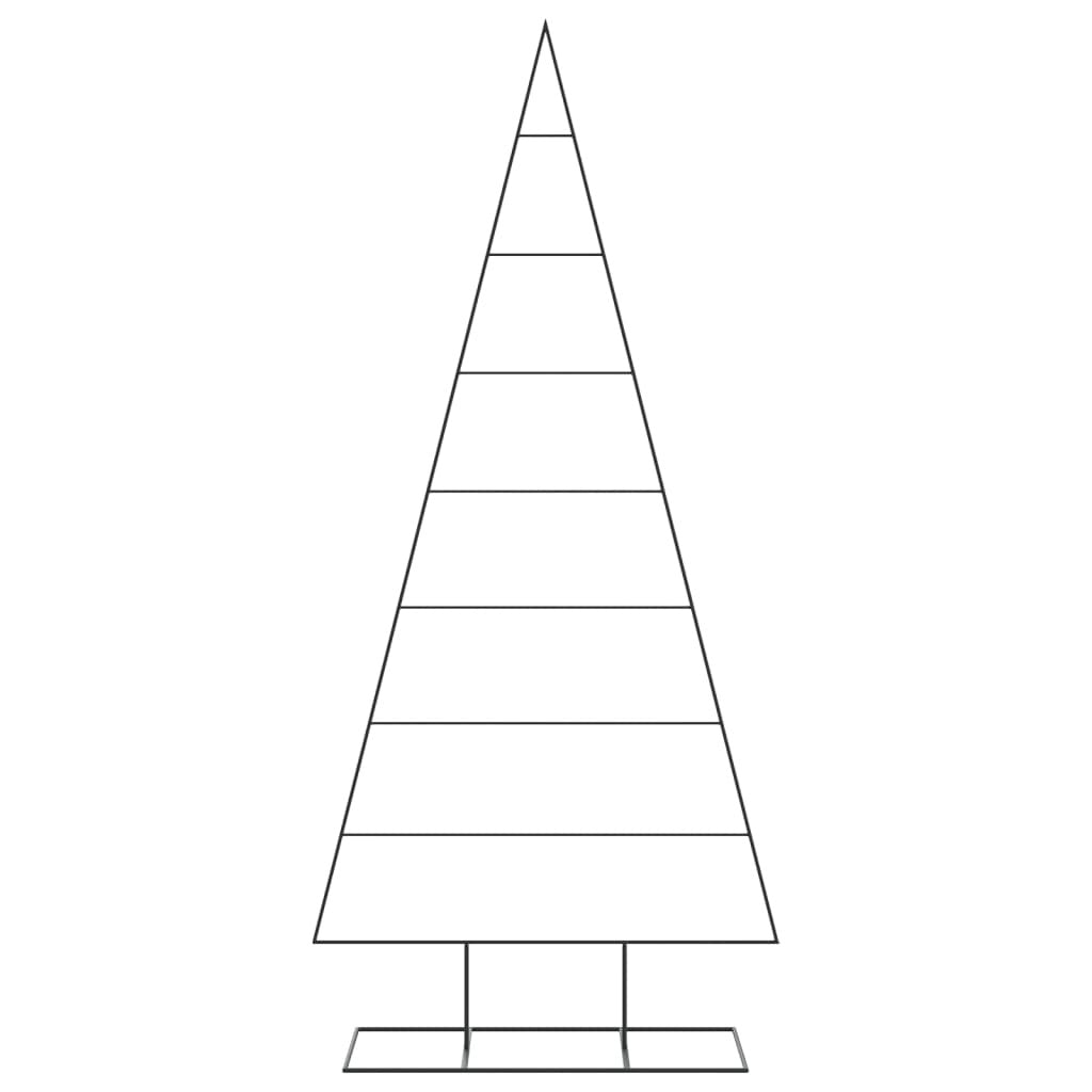 Metal Christmas Tree for Decoration Black 82.7