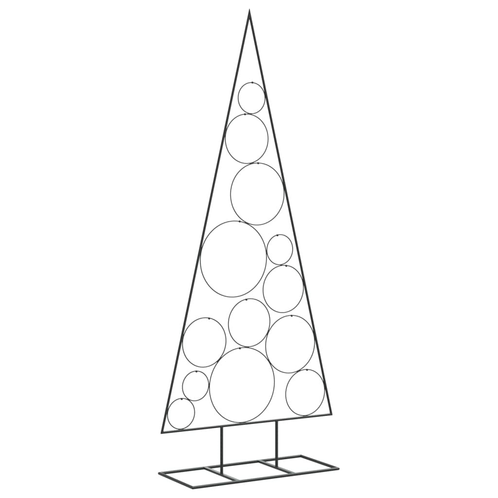 Metal Christmas Tree for Decoration Black 59.1