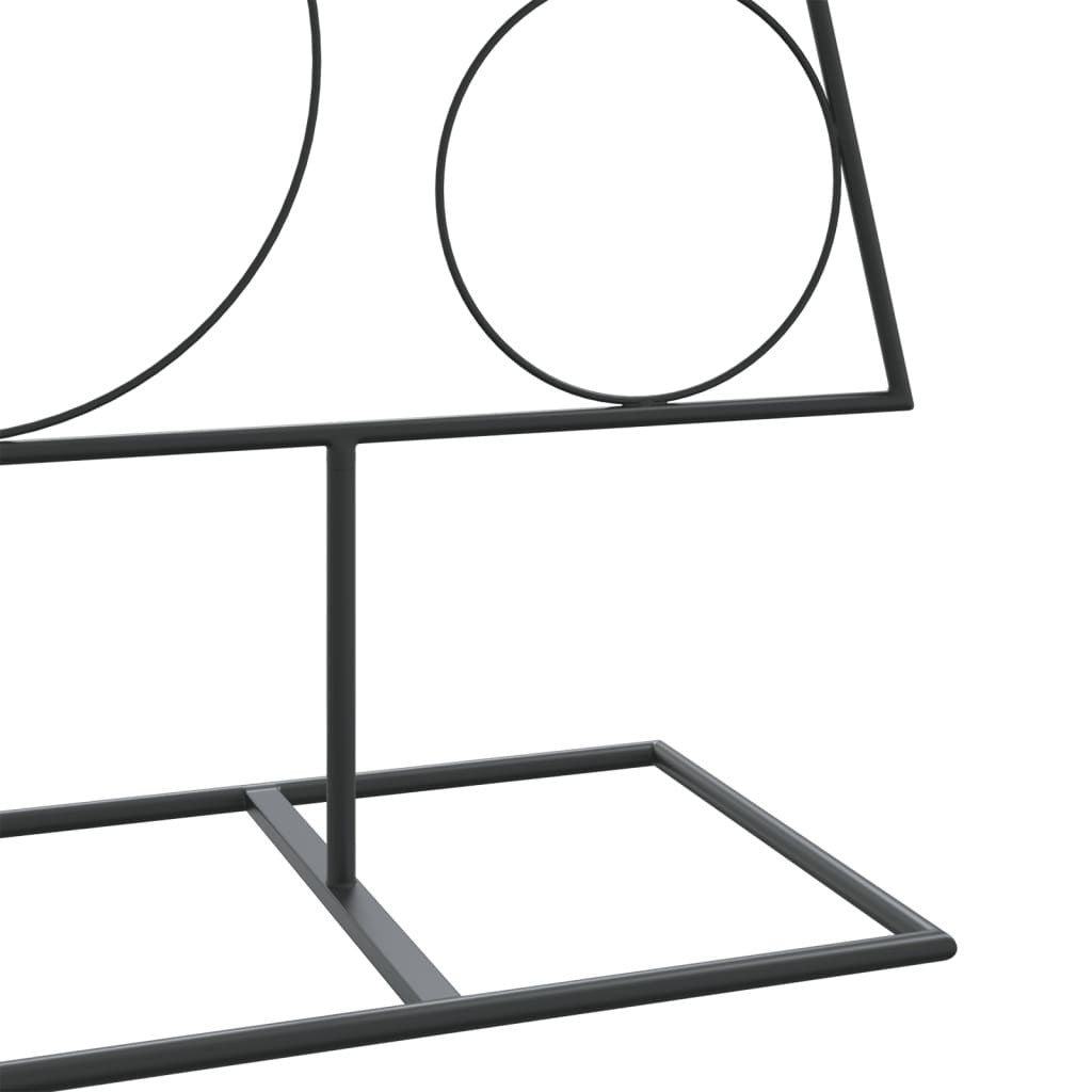 Metal Christmas Tree for Decoration Black 59.1