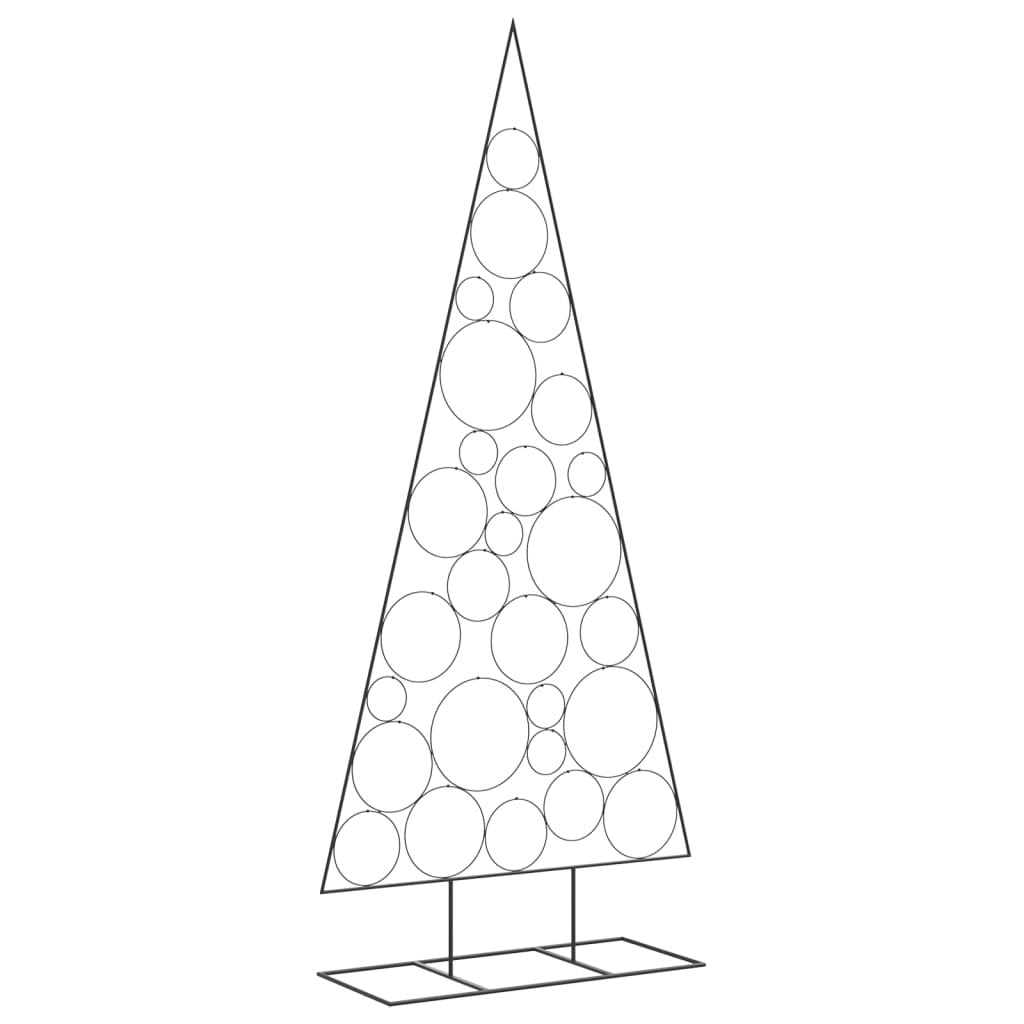 Metal Christmas Tree for Decoration Black 82.7