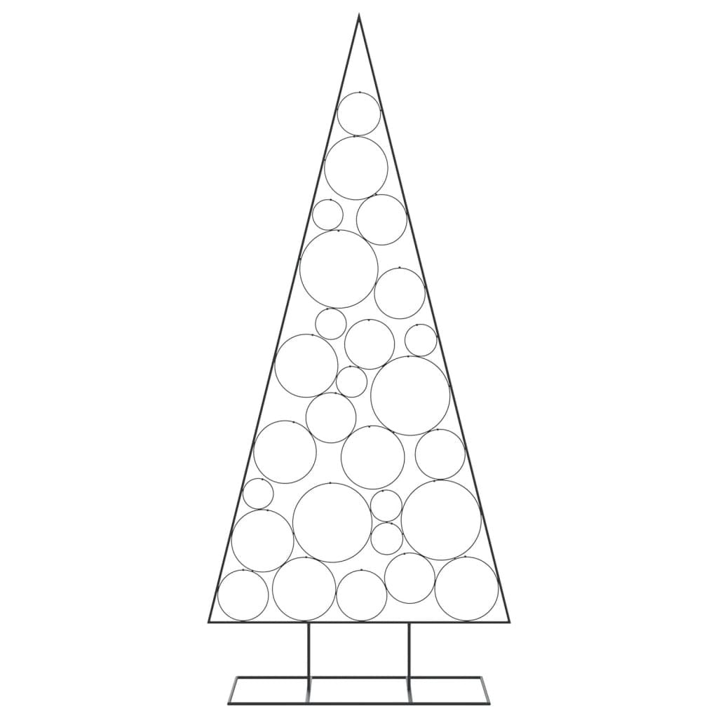 Metal Christmas Tree for Decoration Black 82.7