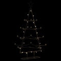 Metal Christmas Tree for Decoration Black 55.1
