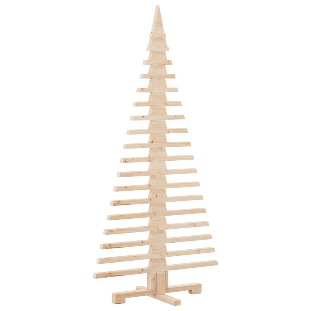 Wooden Christmas Tree for Decoration 150 cm Solid Wood Pine