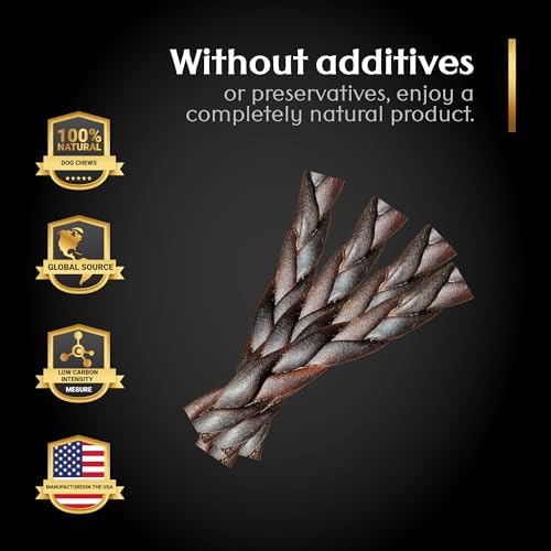 Braided Collagen Dog Sticks – Natural Beef Chew-2