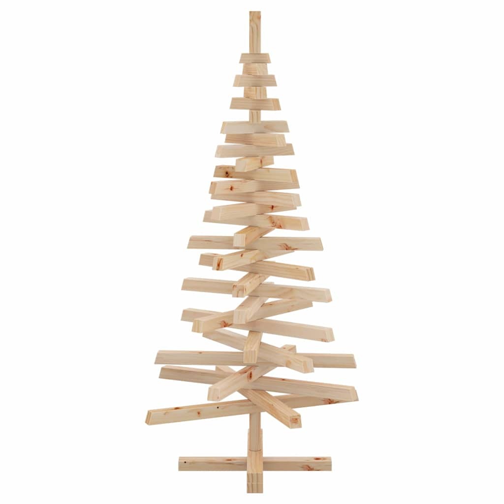 Wooden Christmas Tree KOTKA 120 cm Solid pine wood Natural