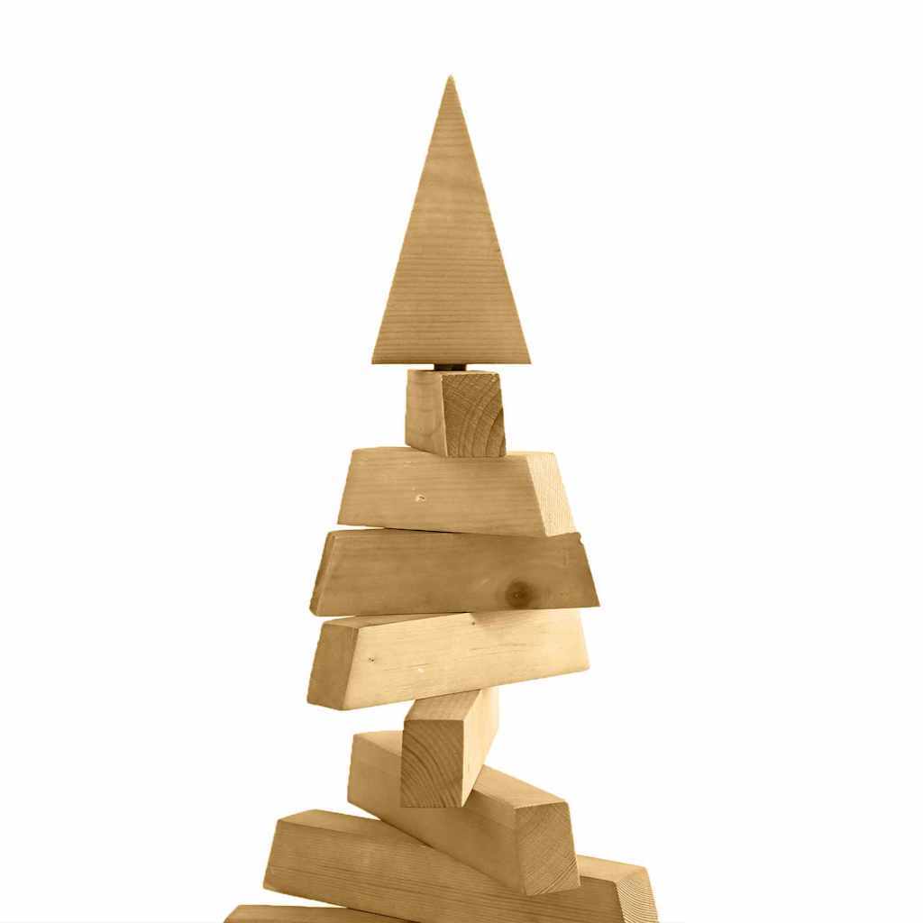Wooden Christmas Tree KOTKA 120 cm Solid pine wood Brown