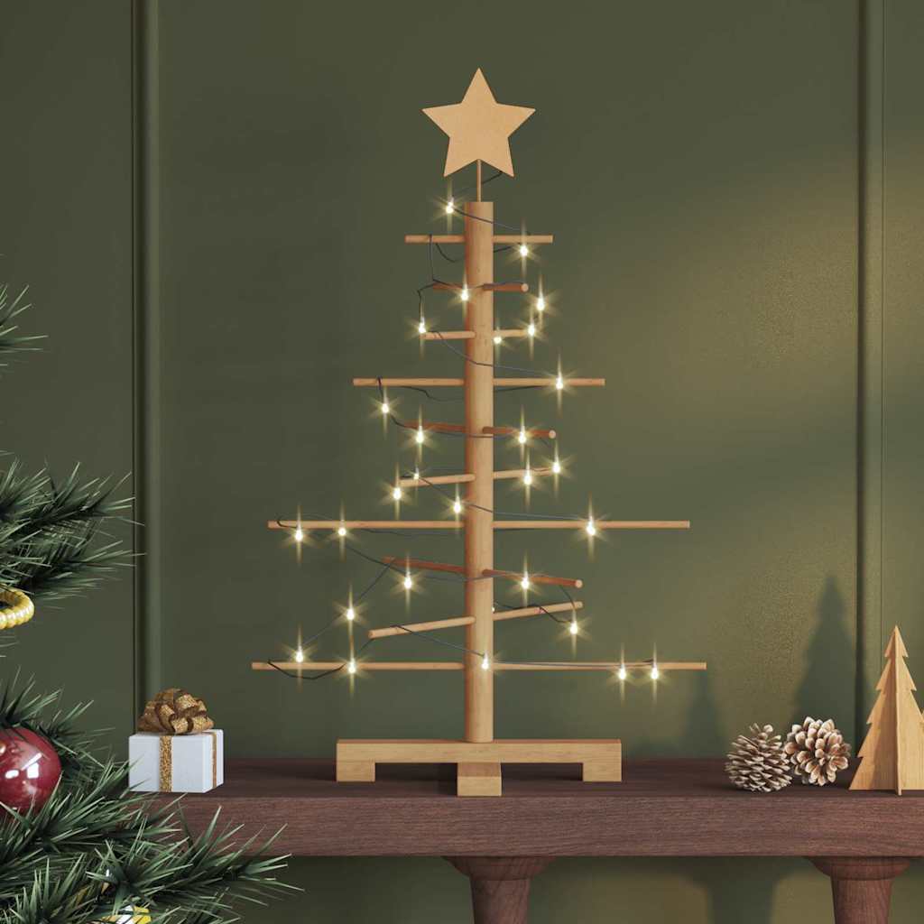Wooden Christmas Tree KOTKA 75 cm Bamboo and solid pine wood