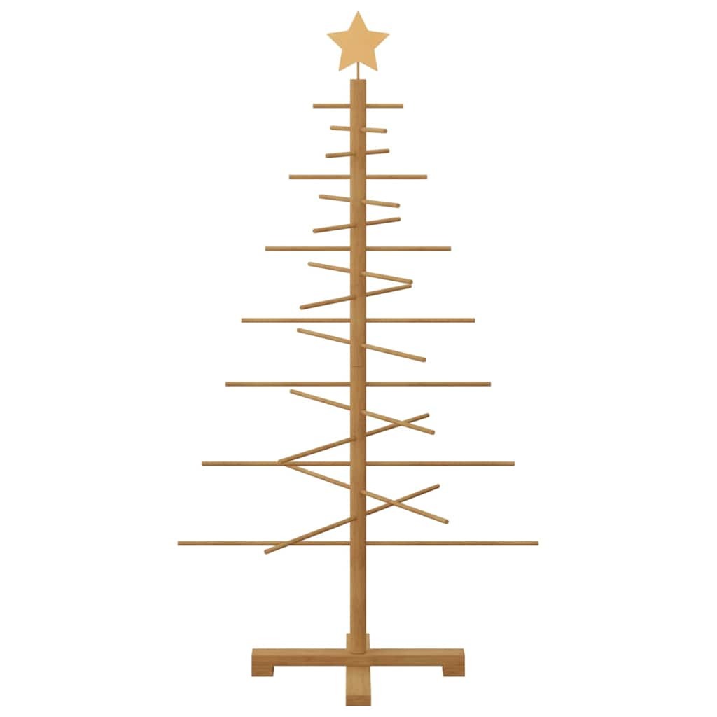 Wooden Christmas Tree KOTKA 125 cm Bamboo and solid pine wood