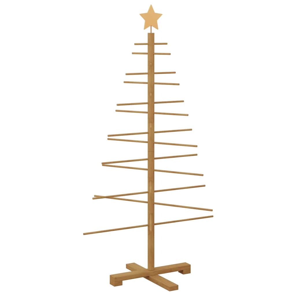Wooden Christmas Tree KOTKA 125 cm Bamboo and solid pine wood