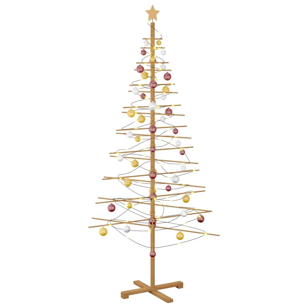 Wooden Christmas Tree KOTKA 210 cm Bamboo and solid pine wood