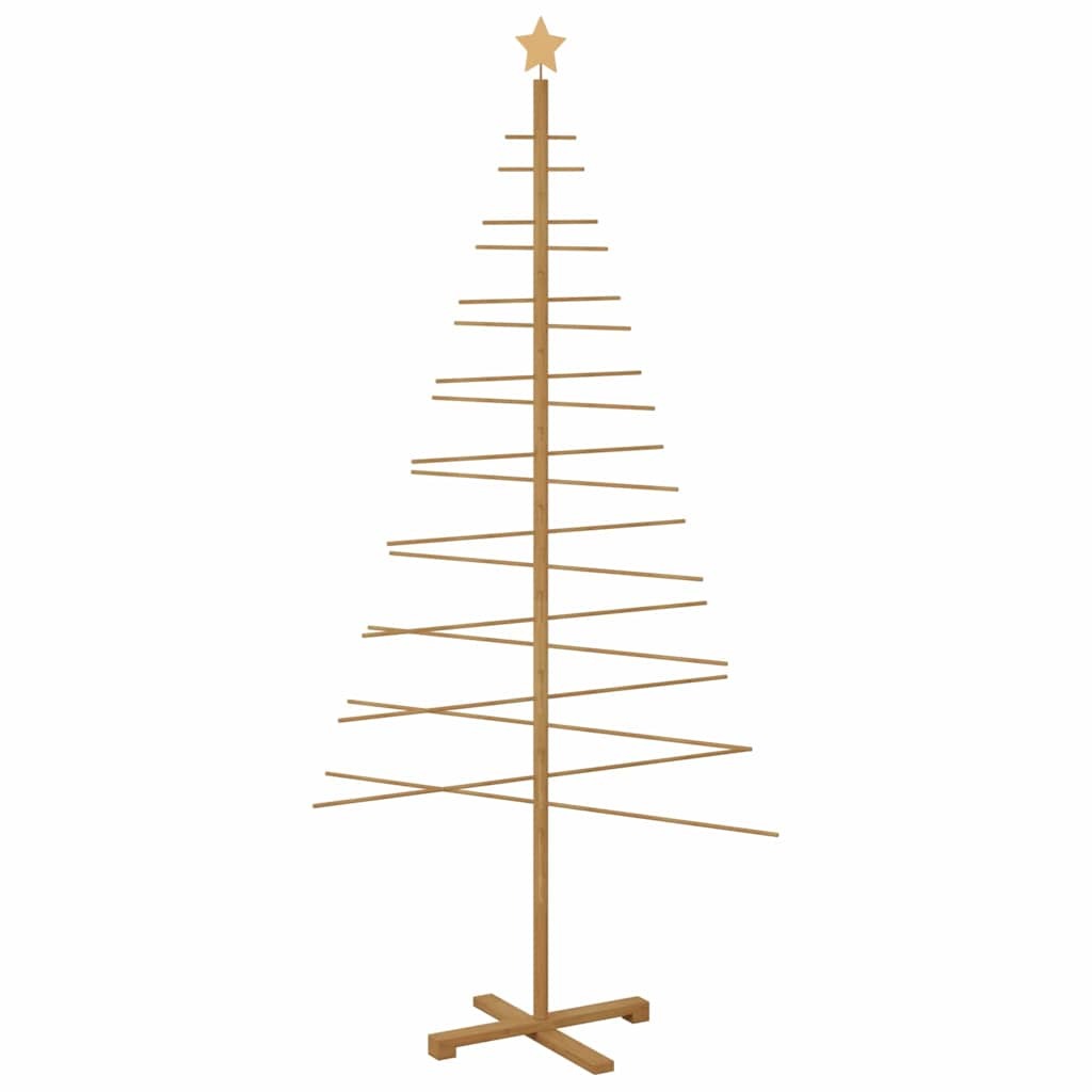 Wooden Christmas Tree KOTKA 210 cm Bamboo and solid pine wood