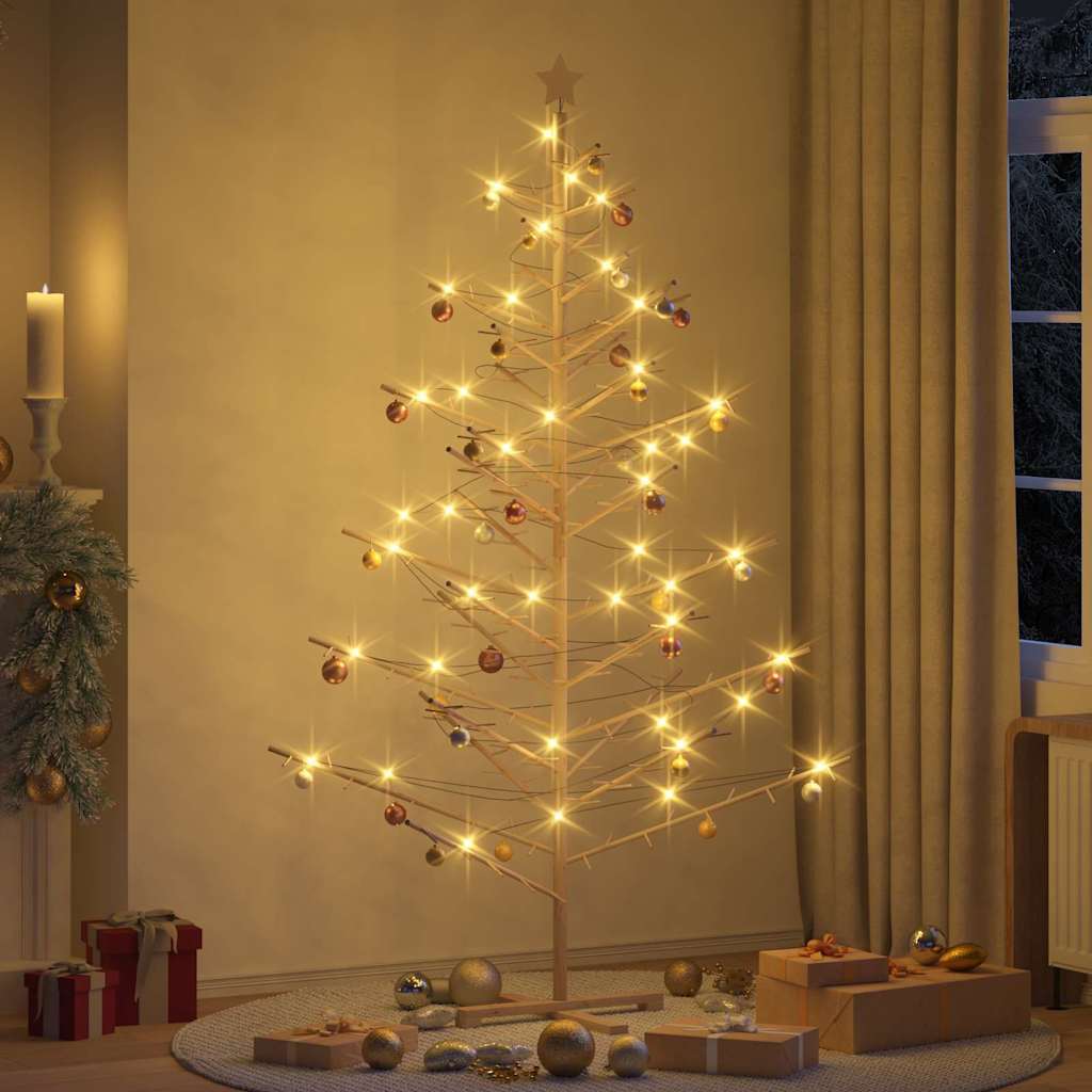 Wooden Christmas Tree KOTKA 210 cm Bamboo and solid pine wood