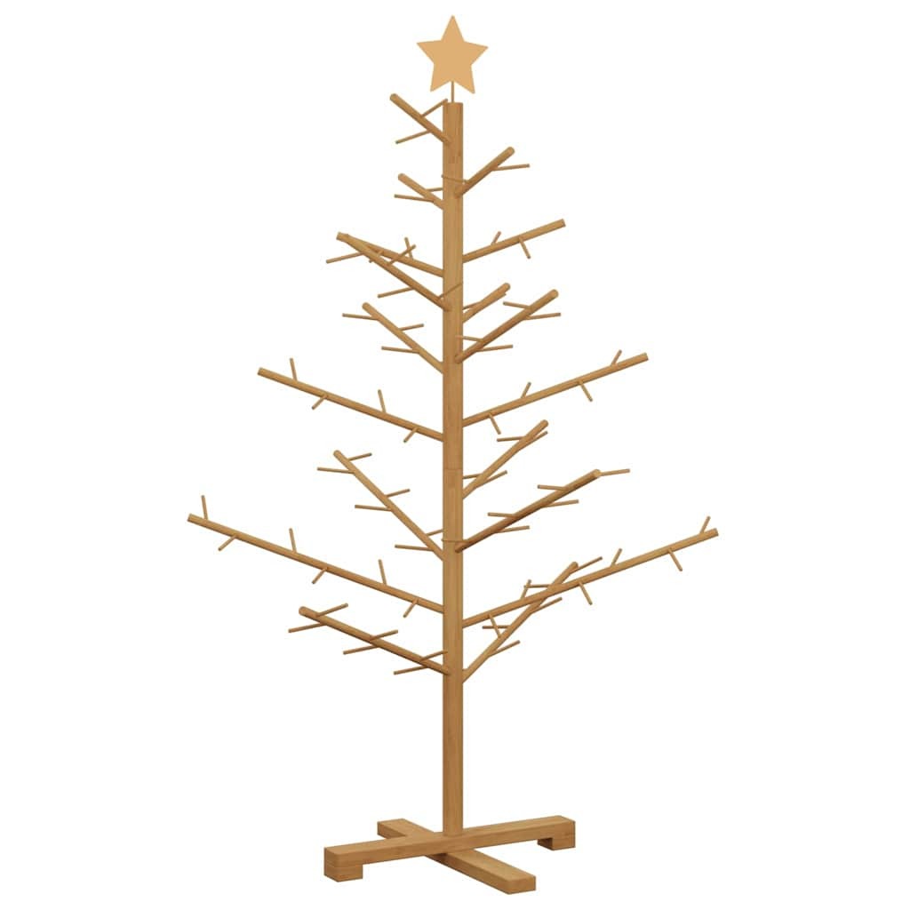Wooden Christmas Tree KOTKA 125 cm Bamboo and solid pine wood