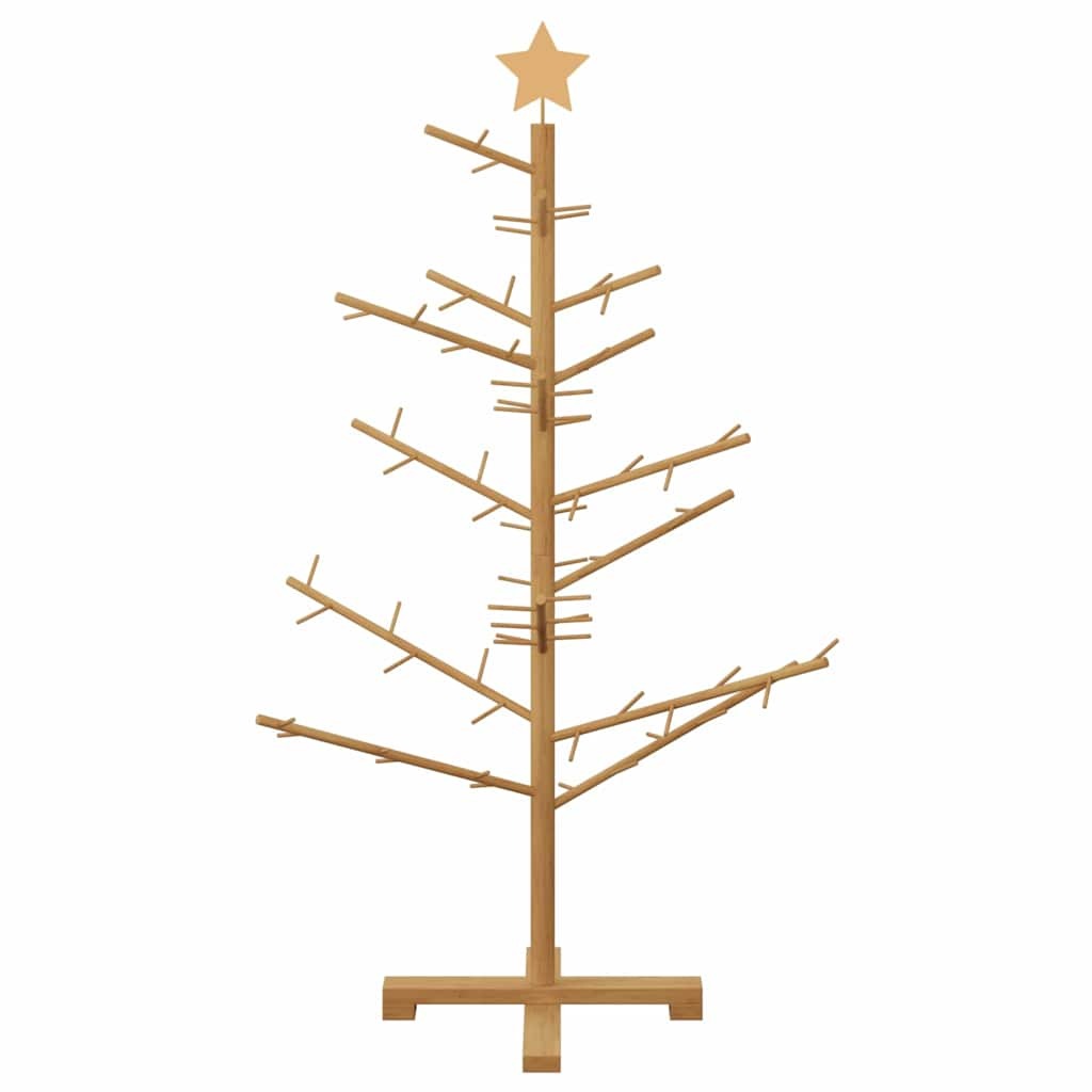 Wooden Christmas Tree KOTKA 125 cm Bamboo and solid pine wood
