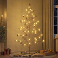 Wooden Christmas Tree KOTKA 210 cm Bamboo and solid pine wood