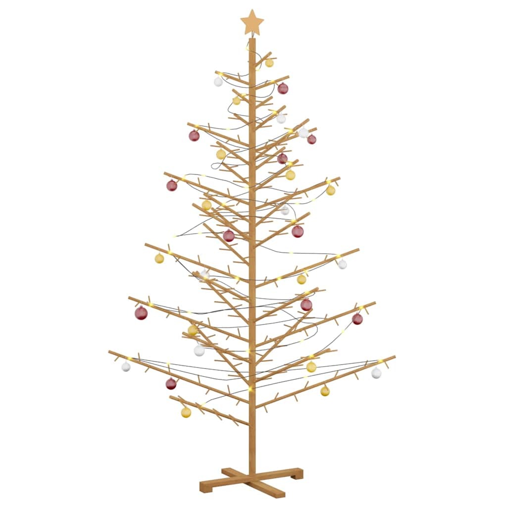 Wooden Christmas Tree KOTKA 210 cm Bamboo and solid pine wood