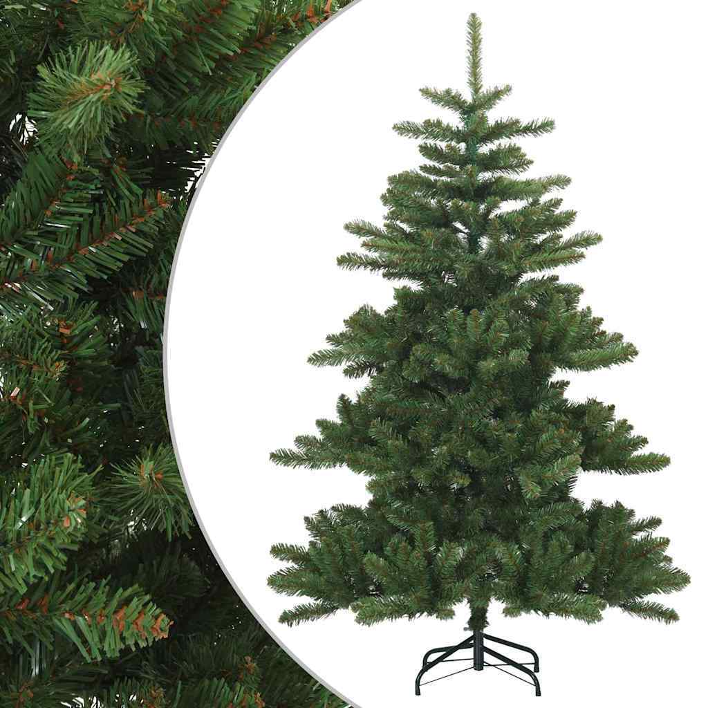 Artificial Hinged Christmas Tree Green 59.06 in PVC
