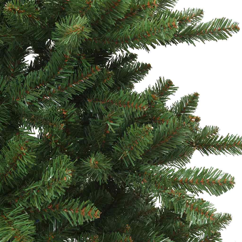 Artificial Hinged Christmas Tree Green 59.06 in PVC