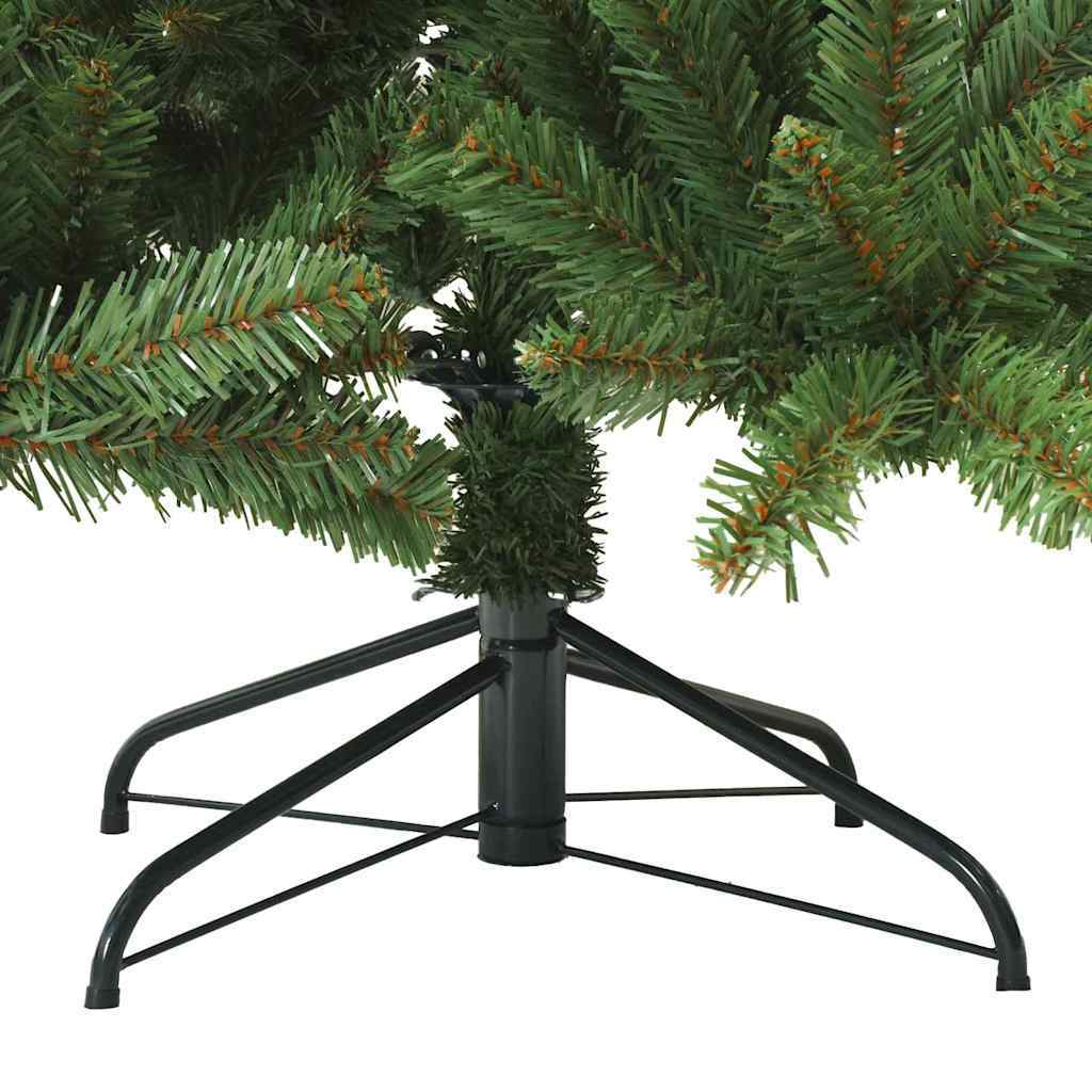Artificial Hinged Christmas Tree Green 70.87 in PVC
