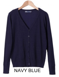 Color: Navy Blue,Size: 5X Large - Cuddle Cardigans Long Sleeves Button Down Style In Plus Sizes Too