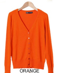 Color: Orange,Size: 2X Large - Cuddle Cardigans Long Sleeves Button Down Style In Plus Sizes Too
