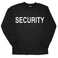 Security Long Sleeve T-Shirt Black Small - Black, MEDIUM, 1