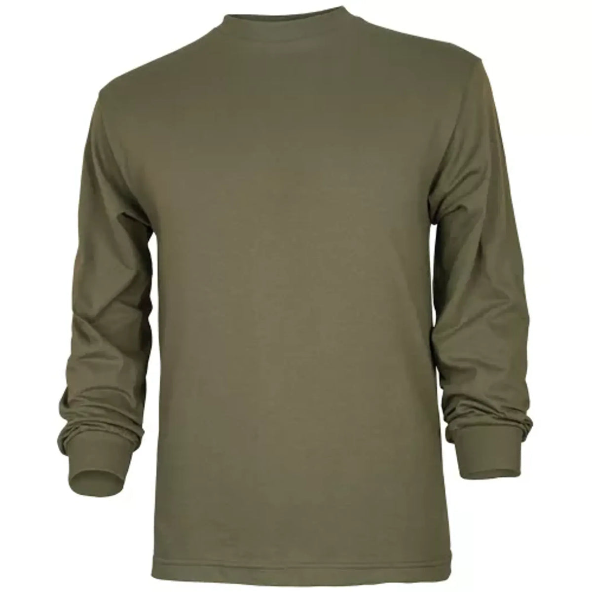 Longsleeve T-Shirt - Olive Drab - Small - Olive drab, LARGE, 1