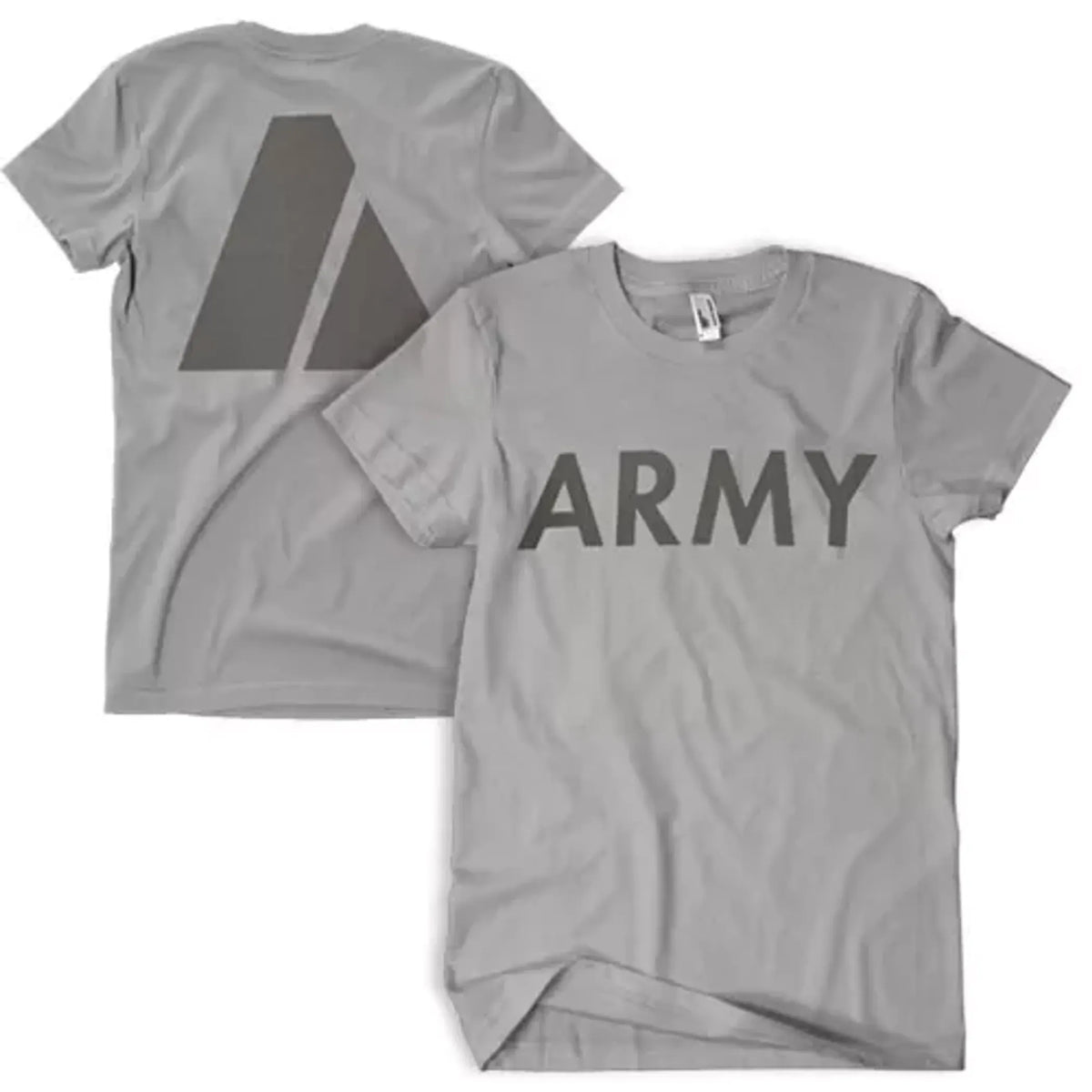 Army Reflective T-Shirt, Grey Small - Grey, LARGE, 1