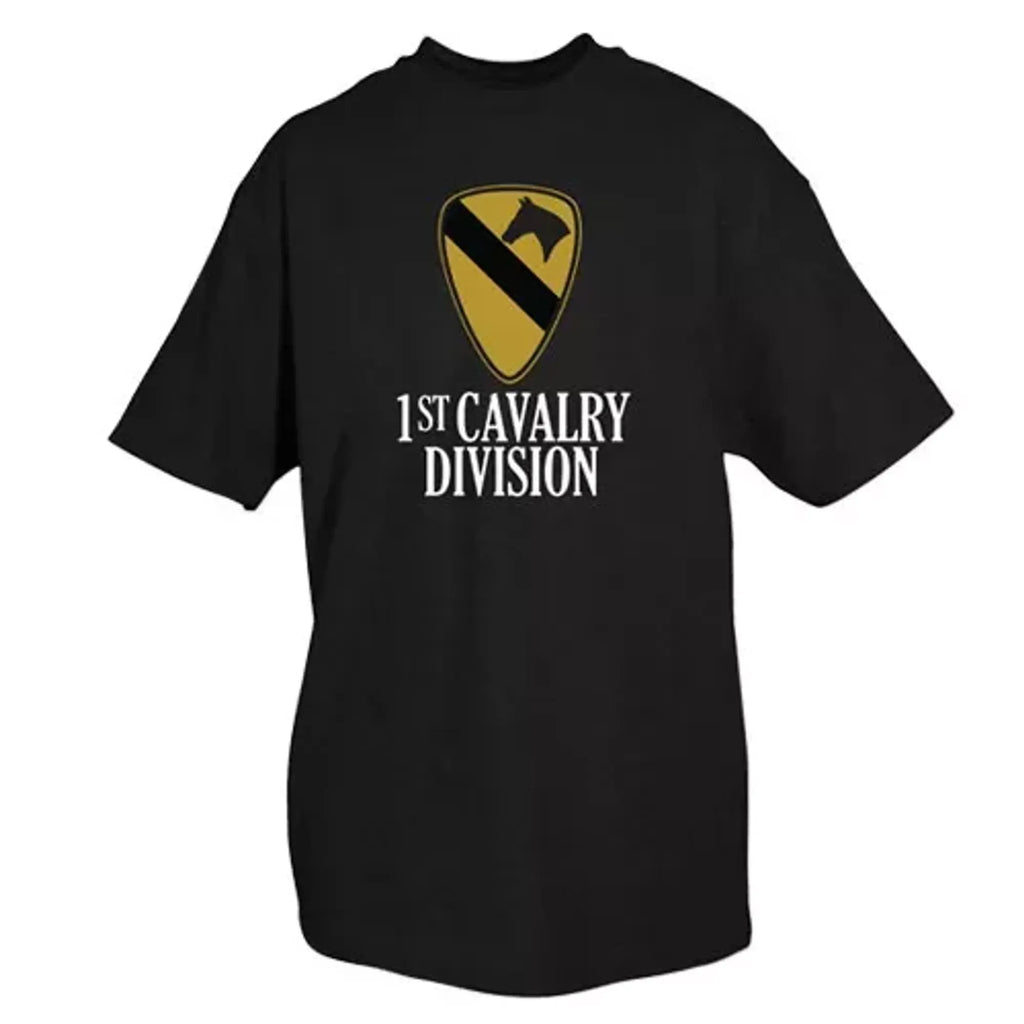 1St Cavalry Division  T-Shirt Black - Small