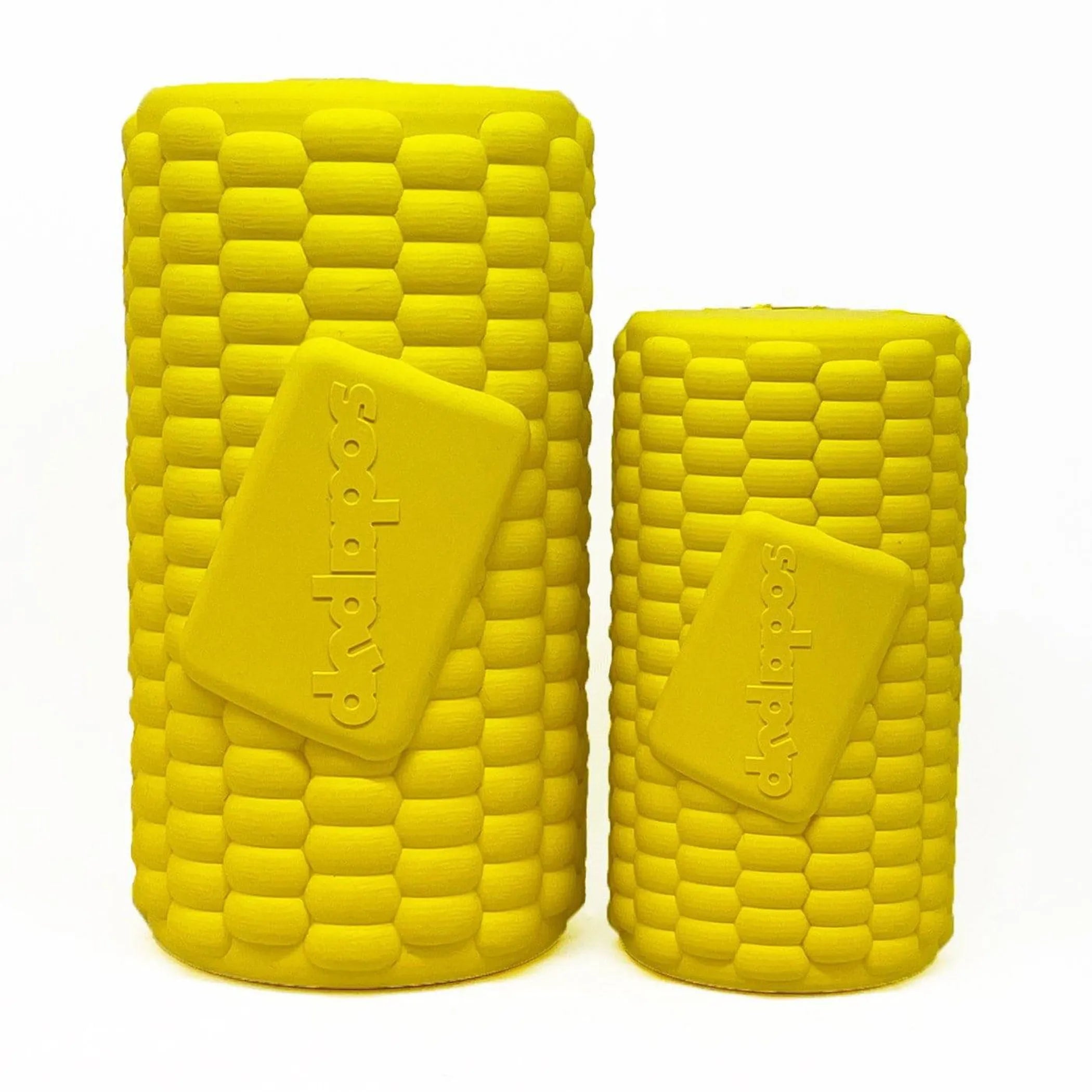 Corn on the Cob Dog Toy - Durable Rubber Treat Dispenser