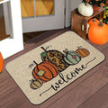 VIKAMA Halloween Autumn Door Thanksgiving Welcome Mat Indoor/Outdoor Anti-Slip Carpet Home Decoration 26L0206