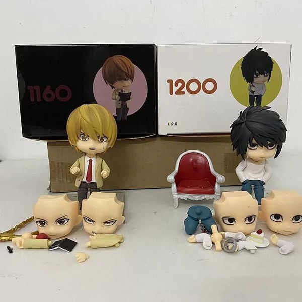 Death Note Figures 1200 Lawliet 1160 Yagami Light Action Figure Collection Toy Model Doll BirthdayGiftForChildren Decor X2511211