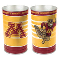 Minnesota Golden Gophers Wastebasket 15 Inch Special Order
