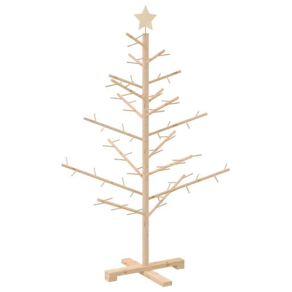 Wooden Christmas Tree KOTKA 125 cm Bamboo and solid pine wood