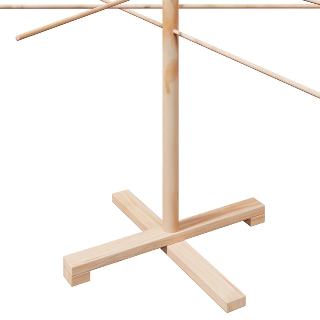 Wooden Christmas Tree for Decoration 82.7" Solid Wood Pine
